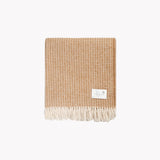 Lambswool throw by Ruanui Station woven in Auckland, New Zealand