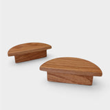 Semicircle pedestal cupboard handles by Steve Marcham made in Christchurch, New Zealand