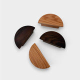 Semicircle pedestal cupboard handles by Steve Marcham made in Christchurch, New Zealand