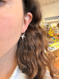 Earrings made by Sarah Smuts-Kennedy of Tāmaki Makaurau, Aotearoa