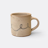 Squiggle coffee cup by Zoë Isaacs of Wellington, Aotearoa