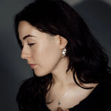 Starfish earrings by Camille Paloma Walton made on the Kāpiti Coast, Aotearoa