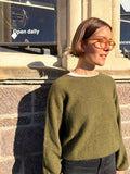 Possum merino bellow sleeve jersey made in Christchurch, New Zealand, four colours