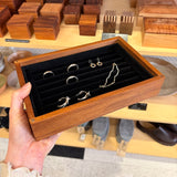 Rimu jewellery box made by Steve Marcham in Ōtautahi, Aotearoa