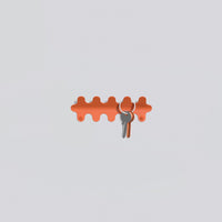 Fun key hanger made by Oddthing in Auckland, Aotearoa, four colours