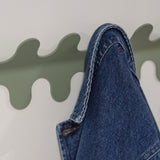 Wiggle wall hanger 6 hook made by Oddthing in Auckland, Aotearoa, four colours