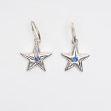 Star earrings by Bebe Mae made in Dunedin, New Zealand