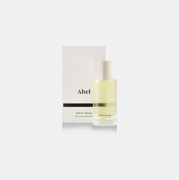 Black Anise eau de parfum by Abel, three sizes