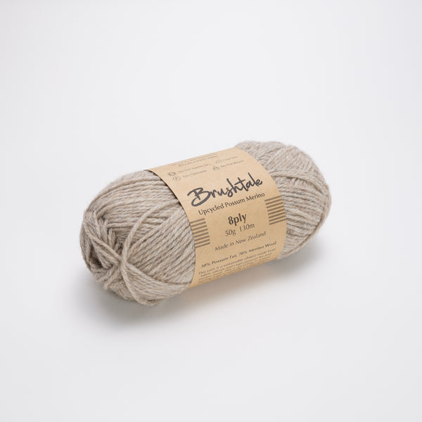 Possum merino yarn made in Christchurch, New Zealand, two colours