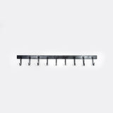 Steel coat rack hand forged in Darfield, New Zealand, four lengths