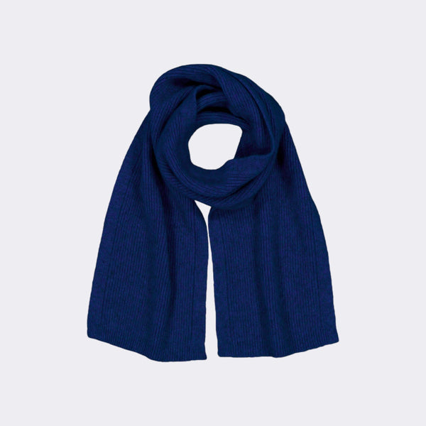 Possum merino fine rib scarf made in Auckland, New Zealand