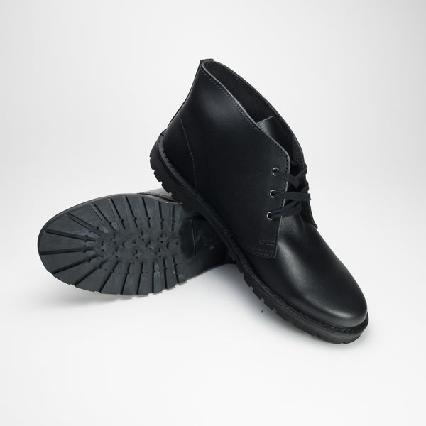 Black desert boots by McKinlays made in Dunedin, Aotearoa – Frances Nation