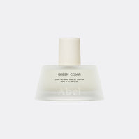 Green Cedar eau de parfum by Abel, two sizes