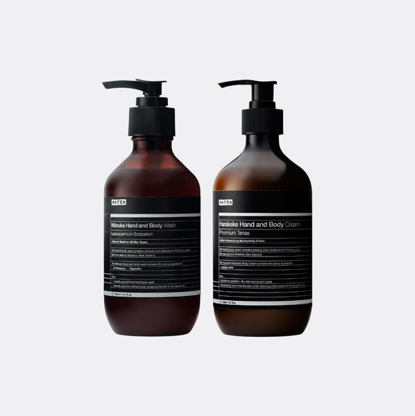 Hand and body care pack made by Aotea on Great Barrier Island, New Zealand
