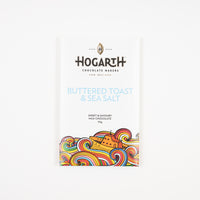 Buttered toast & sea salt milk chocolate by Hogarth made in Nelson, Aotearoa