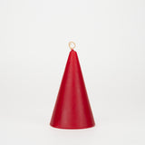 Hōhepa cone candle made in Hawkes Bay, Aotearoa, three sizes