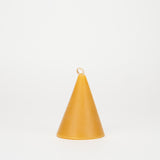 Hōhepa cone candle made in Hawkes Bay, Aotearoa, three sizes