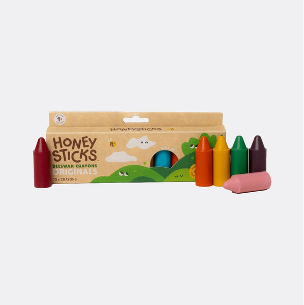 Beeswax crayons by Honeysticks made in Auckland, New Zealand, two options