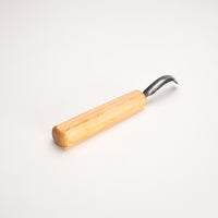 Hook spoon carving knife made in Auckland, New Zealand