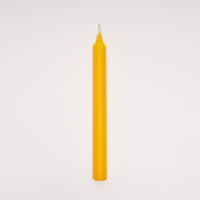 Household candle in thirteen colours made in Wellington, New Zealand