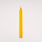 Household candle in thirteen colours made in Wellington, New Zealand