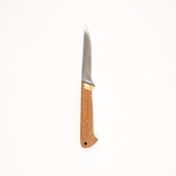 Bird and trout knife with rewarewa handle made by Jeremy Tye in Christchurch, New Zealand