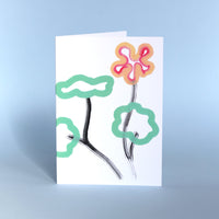 Card by Lucky Luijk made in Wellington, New Zealand, twelve designs