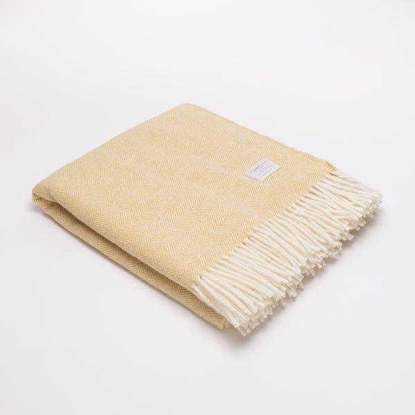 Lambswool blanket by Mount Somers Station made in Auckland, New Zealand, four colours