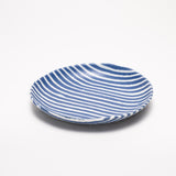 Small plate by Mystery Creek Ceramics made in Waikato, Aotearoa, three colours
