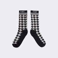 Houndstooth socks by NOM*d made in Auckland, New Zealand, three sizes