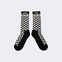 Triangle socks by NOM*d made in Auckland, New Zealand, three sizes