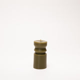 Totem pure beeswax candle made in Raglan, Aotearoa, two colours, three sizes