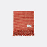 Lambswool throw by Ruanui Station woven in Auckland, New Zealand, five colours