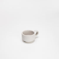 Espresso stacking cup by Richard Beauchamp of Selwyn, Aotearoa, two colours