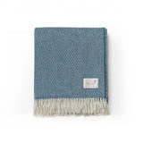 Lambswool throw by Ruanui Station woven in Auckland, New Zealand, two colours