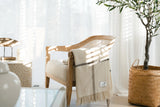 Lambswool throw by Ruanui Station woven in Auckland, New Zealand, two colours