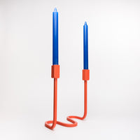 Wiggle candelabra by Sitting Pretty made in Mount Maunganui, New Zealand, three colours