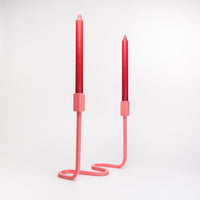 Wiggle candelabra by Sitting Pretty made in Mount Maunganui, New Zealand, three colours