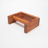 Rimu toilet roll holder made in Christchurch, New Zealand