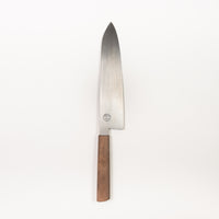 Chef's knife by Tyler Ackland made in Little River, New Zealand