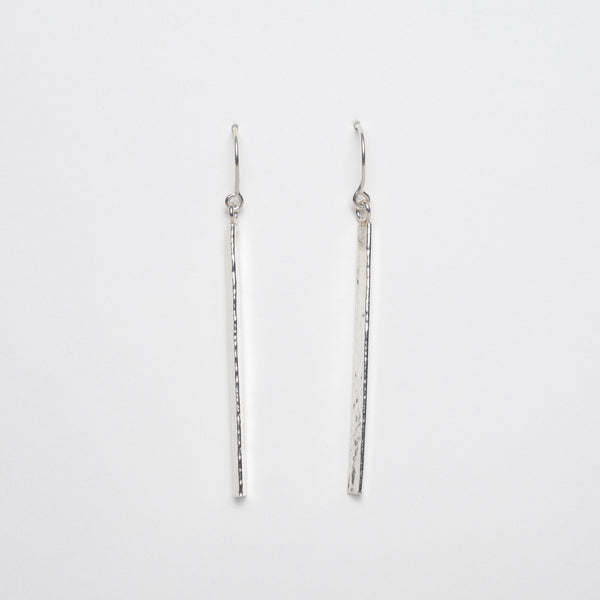 Triangle bar earrings by Zoë Lovell-Smith made in Christchurch, New Zealand