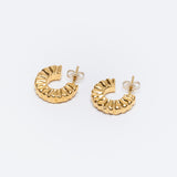 Alexandra Dodds Mini Spectrum earrings in gold