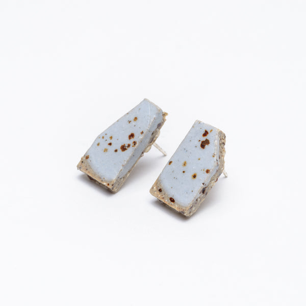 Fragment ceramic earrings made in Christchurch, New Zealand