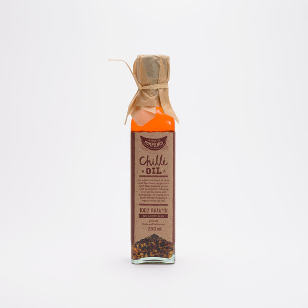 Chilli oil by House of Dumplings, made in New Zealand
