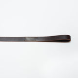 Leather and brass dog lead in three lengths and styles, made in Ōtautahi, New Zealand