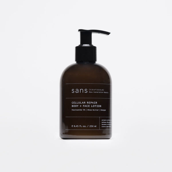 Cellular repair body and face lotion by Sans
