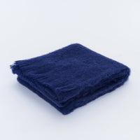alpaca scarf blue navy