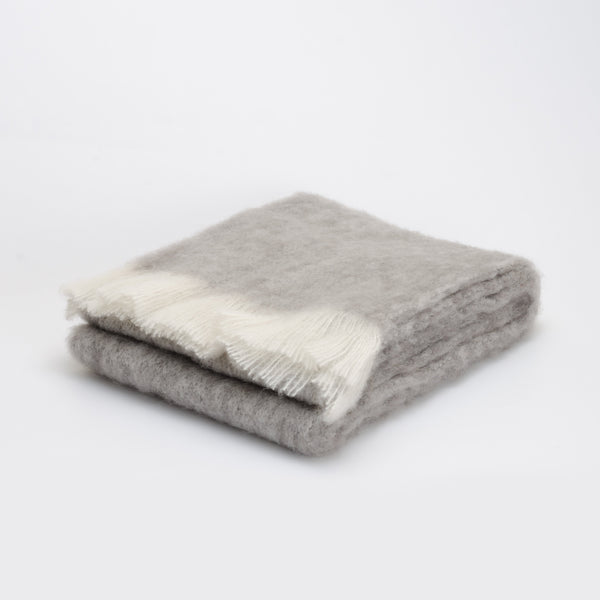 alpaca scarf grey graphite