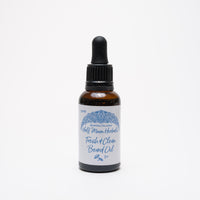 Beard oil by Half Moon Herbals made on Rakiura Stewart Island, New Zealand