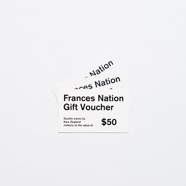 Frances Nation gift voucher